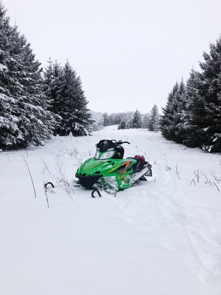 Snowmobile storage ideas