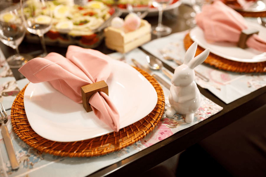 Easter bunny centerpieces 