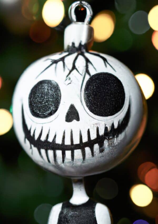 DIY Nightmare Before Christmas Jack Skellington Ornaments