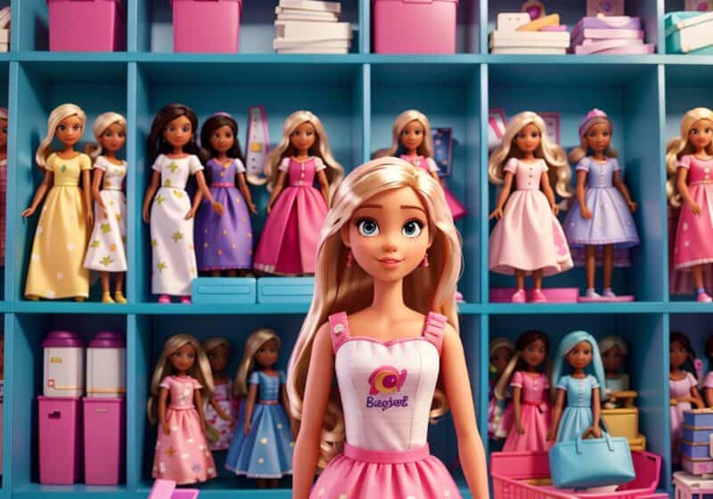 how to organize barbies