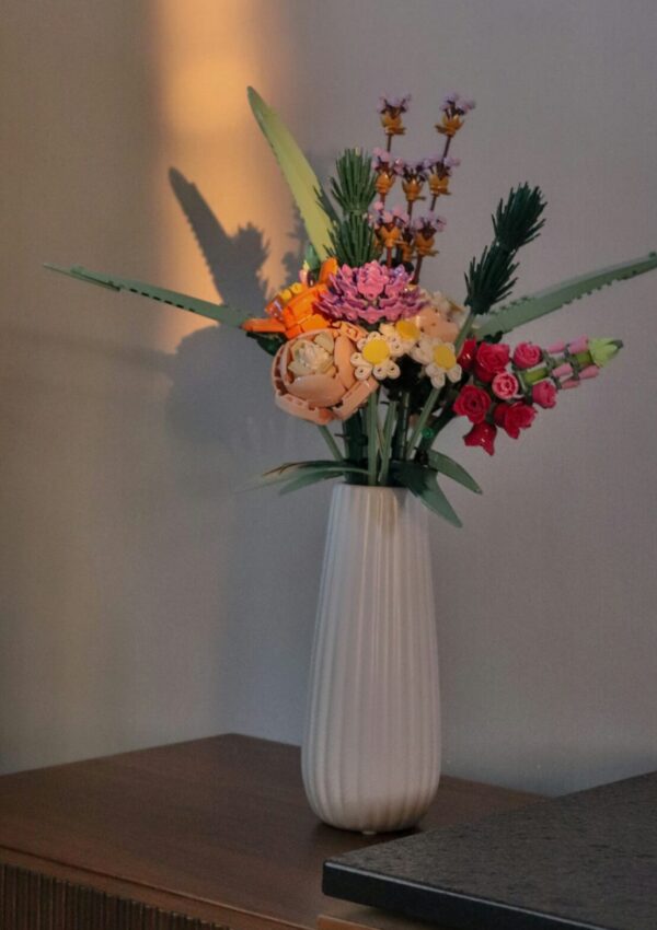 Blossoming Creativity: Crafting A Lego Flower Bouquet Vase
