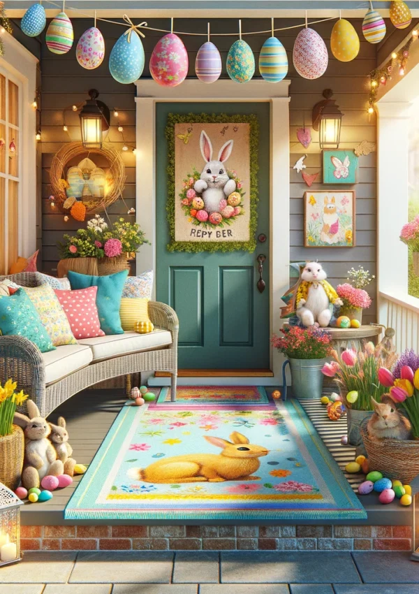 Egg-citing Easter Front Porch Decor Ideas to Welcome Spring